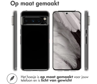 Accezz Clear Backcover Google Pixel 8 Pro - Transparant