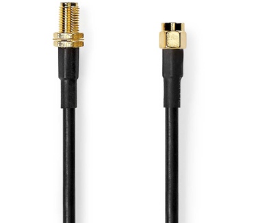 Nedis CSGL02400BK100 Antennekabel SMA Male S