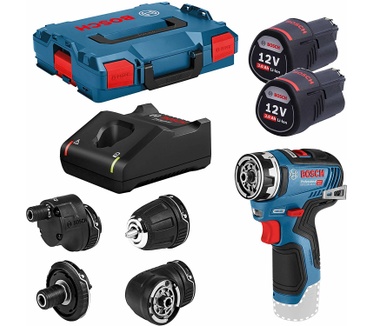 Bosch GSR 12V-35 FC (met 2x3,0Ah accu's en L-Boxx)