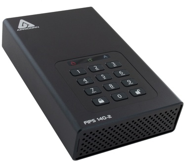 Apricorn Aegis Padlock DT FIPS USB3.0 4TB Zwart