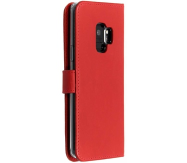 Selencia Echt Lederen Bookcase Samsung Galaxy S9