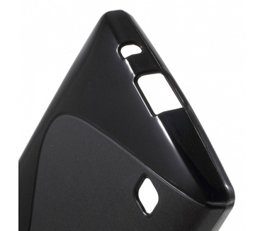 Kees S-line Gel Hoesje LG Spirit - Zwart