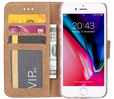 Slangen en Bloemen print lederen Bookcase hoesje voor de Apple iPhone 6 / 6S - alle kleuren (Apple iPhone 6 / 6S - alle kleuren) Multi-color