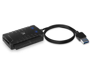 Ewent EW7019 USB naar 2.5 inch en 3.5 inch IDE/SATA Adapter Zwart