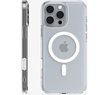 Spigen Ultra Hybrid T Magfit Kunststof Back Cover Transparant/Wit Apple iPhone 16 Pro Max