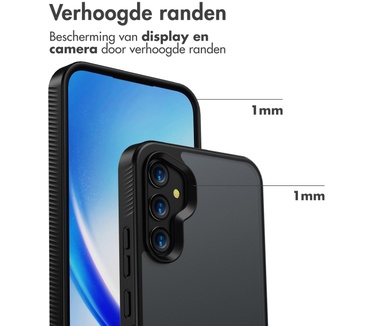 Accezz Rugged Frosted Backcover Samsung Galaxy A34 (5G) - Zwart