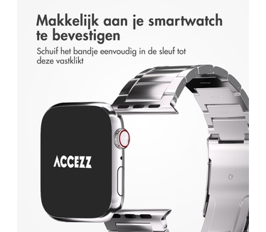 Accezz Titanium stalen bandje