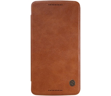 Nillkin Qin PU Leder Book Case voor Motorola Moto X Play - Bruin