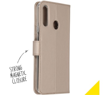 Accezz Wallet Softcase Bookcase Samsung Galaxy A20s - Goud (Galaxy A20s) Goud
