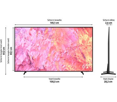 Samsung QLED QE1 (2023) 65" Zwart