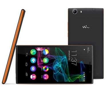 Wiko Ridge Fab 4G Zwart/Oranje Oranje, Zwart