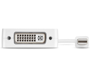 Techly Adapter 3 in 1 Mini DisplayPort (Thunderbolt) to HDMI / DVI / VGA IADAP MDP-COMBOF12 Wit