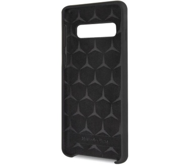 Mercedes-Benz Silicone Case voor Samsung Galaxy S10 - Zwart  Zwart