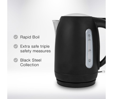 Princess 236032 Waterkoker Black Steel