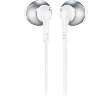 JBL T205 (Chroom, Wit)