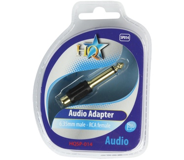 HQ Products 6.35mm M/F RCA