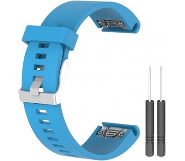 Just in Case Polsbandje Siliconen Garmin Fenix 5X Blauw