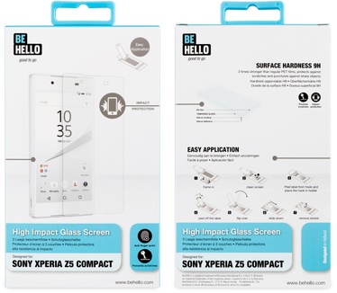 BeHello Sony Xperia Z5 Compact High Impact Glass Transparent