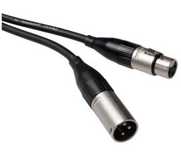 Amphenol XLR, M/F, 9m