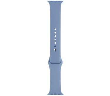 Apple Watch Originele 42mm Siliconen Sportband - Azuurblauw
