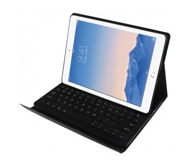qMust Bluetooth Keyboard (removable) met Case voor de Apple iPad Air - Black