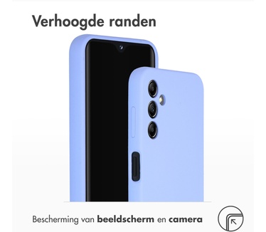 Accezz Liquid Silicone Backcover Samsung Galaxy A14 (5G) - Paars