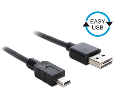 Delock 0.5m, USB2.0-A/USB2.0 Mini-B