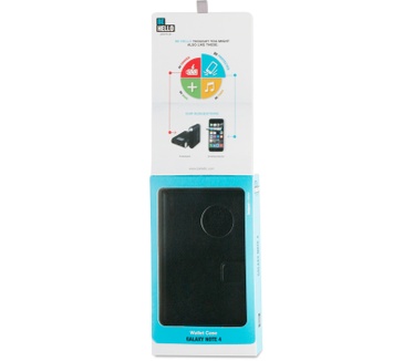 BeHello Samsung Galaxy Note 4 Wallet Case Black