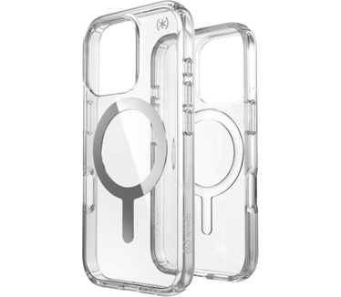 Speck Presidio Perfect Clear + MS Apple iPhone 16 Pro Clear - with Microban