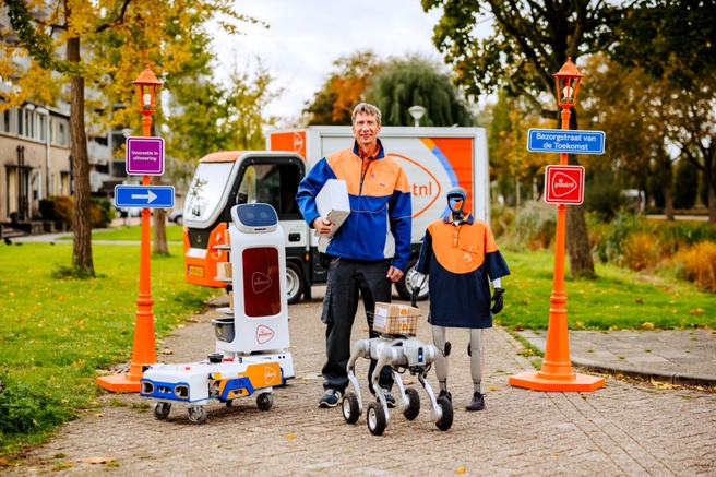 De drie robots van PostNL