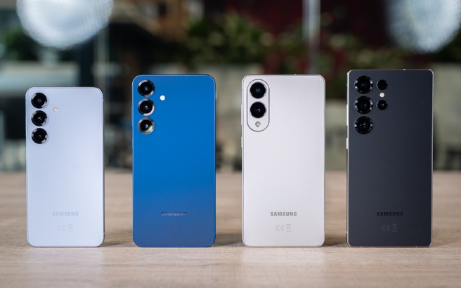 V.l.n.r: Samsung S25, S25+, S25 Edge, S25 Ultra