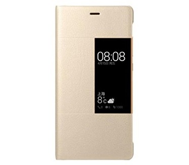 Huawei P9 Plus View Flip Cover - Goud