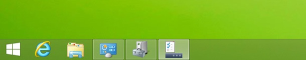 Startknop in Windows 8.1 Startknop in Windows 8.1