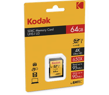 Kodak SDXC 64GB Class 10 UHS-1 U3