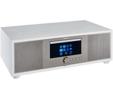 Medion All-in-One audiosysteem P66024 - | Internet-/DAB+-/-FM-radio | CD/MP3-speler | Bluetooth 5.0 | 2.1 soundsysteem | 2x 20 W plus 40 W RMS | LCD-display 2,8') - WIT