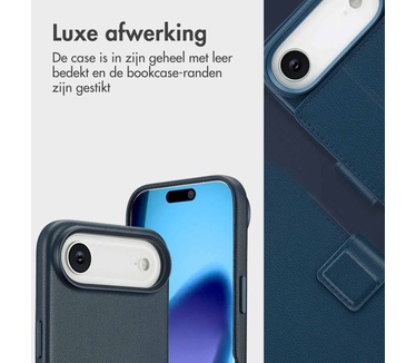 Accezz Leather Bookcase 2-in-1 met MagSafe