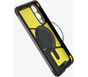 Spigen Galaxy S25 Edge Case Tough Armor AI (MagFit) Grijs