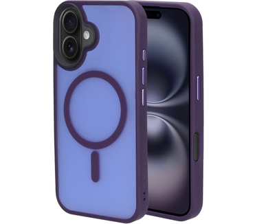 Mobiparts Hardcover Apple iPhone 16 Satin Purple (Magsafe Compatible)
