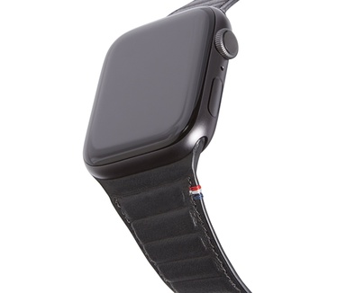 Decoded 38/40 mm Lederarmband mit Schlaufe für Apple Watch Series 2/3/4/5/6/SE
