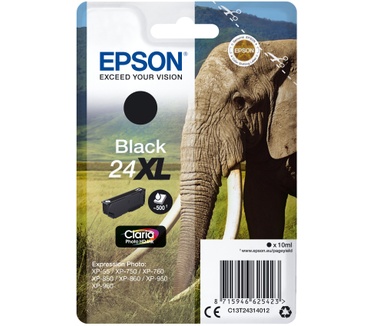 Epson Singlepack Black 24XL Claria Photo HD Ink