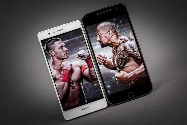 Galerij Moto G4 Plus vs P9 Lite
