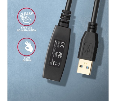 Axagon N ADR-310 USB 3.2 Gen 1 A-M -> A-F aktivni prodluovaci repeater kabel