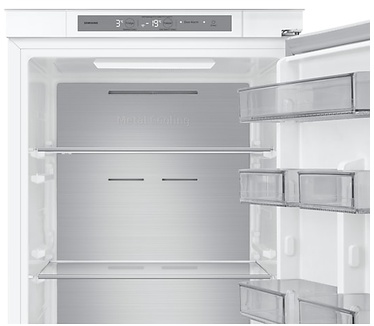 Samsung 178cm Inbouw Koel-vriescombinatie (264L) Sleepdeur D-Energielabel Metal Cooling
