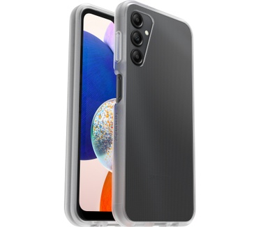Otterbox OtterBox React-hoesje voor Galaxy A14 5G, schokbestendig, valbestendig, ultradun, beschermende, getest volgens militaire standaard, Antimicrobieel, Zwart