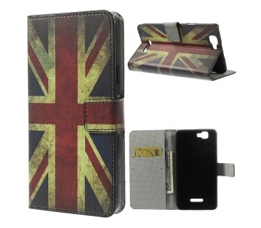 qMust Wiko Rainbow Wallet Case met stand (UK)