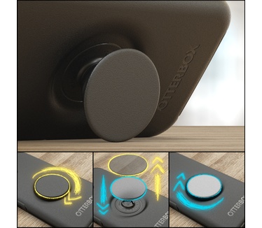 Otterbox Otter+Pop Symmetry Series voor Apple iPhone 12 Pro Max, zwart