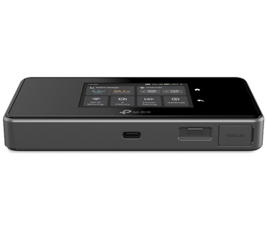 TP-Link M8550 5G LTE mobiele WLAN-router - tot 3,4 Gbit/s, Tri-Band Wi-Fi 6E, nano-simkaartsleuf, Gigabit WAN/LAN, 4680 mAh batterij, touchscreen, Wireguard, tot 32 apparaten