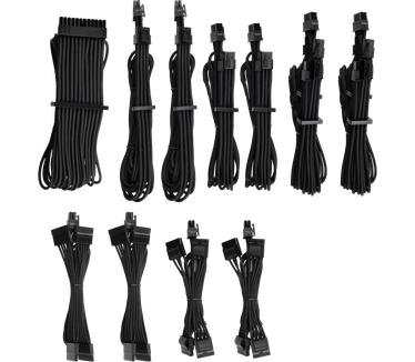 Corsair Premium Individually Sleeved PSU Cables Pro Kit Type 4 Gen 4 Zwart