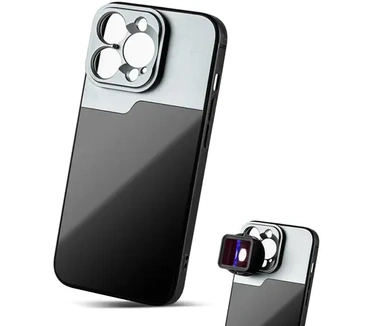 Mojogear 17mm lens case voor iPhone 13 Pro Max Zwart