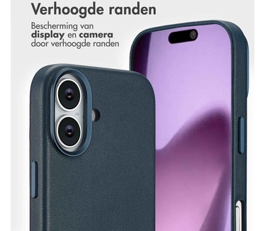 Accezz Leather Bookcase 2-in-1 met MagSafe